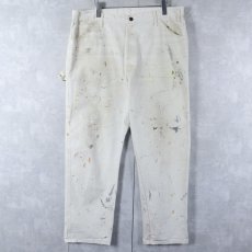 画像1: Dickies ペンキペイント コットンペインターパンツ W37 (1)