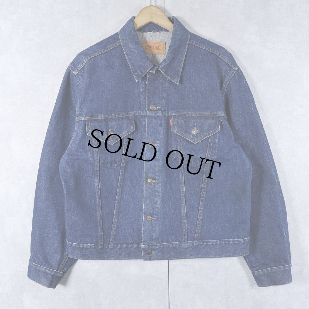 画像1: 60〜70's LEVI'S 70505 BIGE デニムジャケット (1)