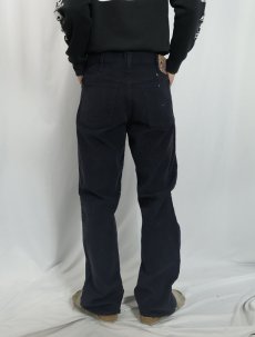画像3: 70's JC Penney "PLAIN POCKETS" ブーツカット コーデュロイパンツ DARK NAVY W34 (3)