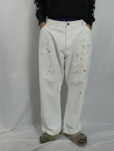 画像2: Dickies ペンキペイント コットンペインターパンツ W39 (2)
