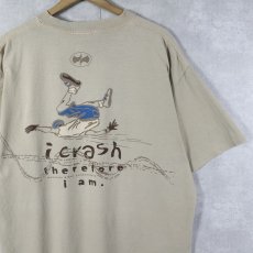 画像1: Precaryous USA製 サイクリングブランド プリントTシャツ XL (1)
