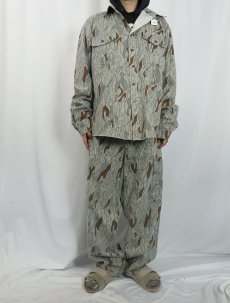 画像2: 80〜90's JIM TEENY USA製 シャドーカモ ジャケット/パンツ SETUP XL (2)