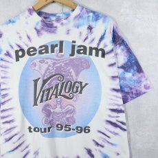 画像1: 90's PEARL JAM USA製 "Vitalogy" タイダイ オルタナティブロックバンドツアーTシャツ XL (1)