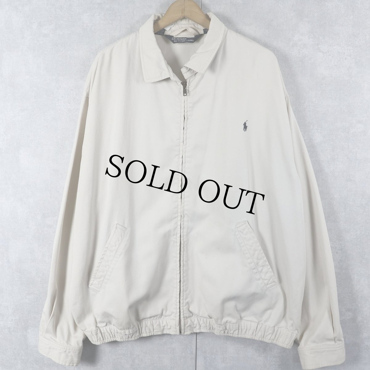 画像1: POLO Ralph Lauren チンスト付き コットンスイングトップ XL (1)