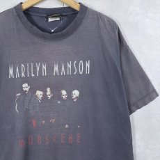 画像1: 2000's MARILYN MANSON "MOBSCENE" ロックバンドTシャツ BLACK XL (1)
