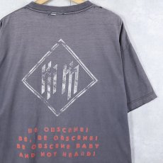 画像2: 2000's MARILYN MANSON "MOBSCENE" ロックバンドTシャツ BLACK XL (2)