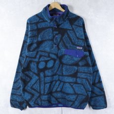 画像1: 2015AW Patagonia 総柄 スナップT L (1)