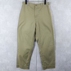 画像1: 60's U.S.ARMY チノトラウザーズ W28 (1)