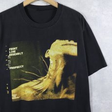 画像1: 90's FRONT LINE ASSEMBLY "PROPHECY" エレクトロ・インダストリアルバンドTシャツ BLACK  (1)