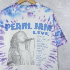 画像2: 90's PEARL JAM USA製 "Vitalogy" タイダイ オルタナティブロックバンドツアーTシャツ XL (2)