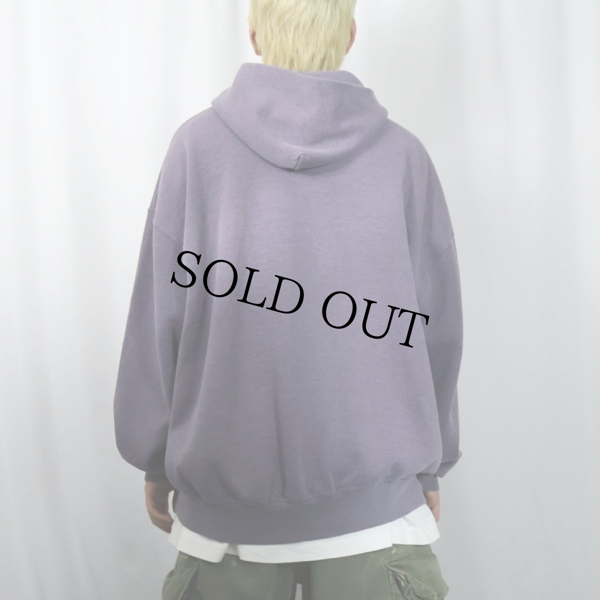 画像3: 90's RUSSELL ATHLETIC フェードスウェットジップパーカー XXL (3)