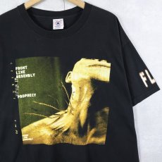 画像1: 90's FRONT LINE ASSEMBLY "PROPHECY" エレクトロ・インダストリアルバンドTシャツ BLACK XL  (1)
