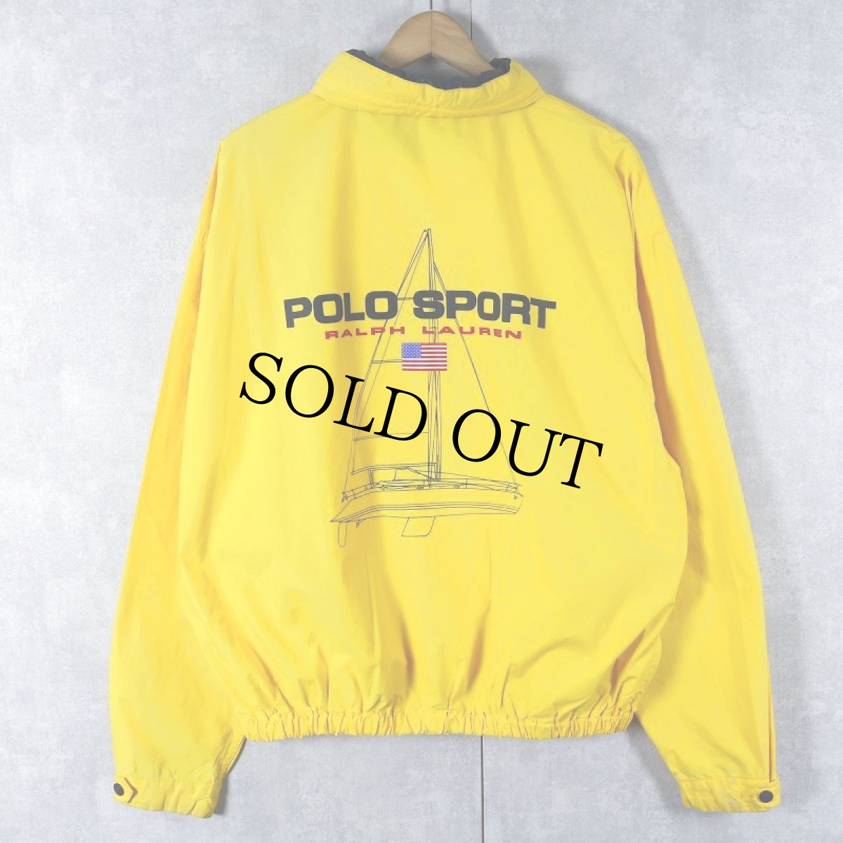 画像1: 90's POLO SPORT Ralph Lauren コットンセーリングジャケット L (1)