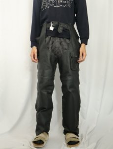 画像2: AK レザーチャップス BLACK M (2)