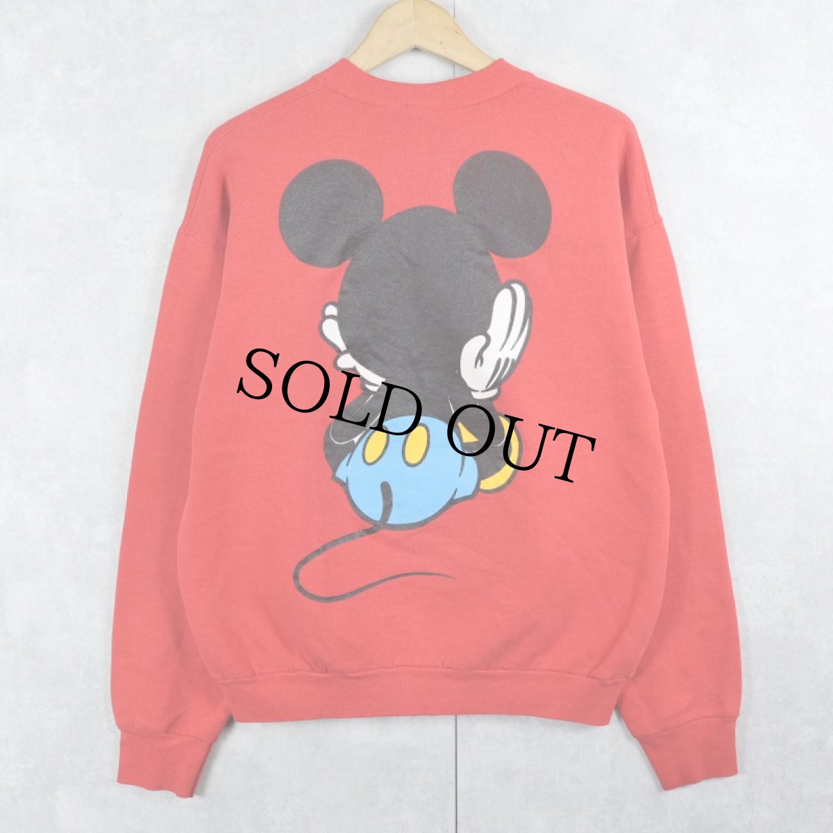 画像2: 90's MICKEY&CO. 青パンミッキー キャラクタープリントスウェット (2)