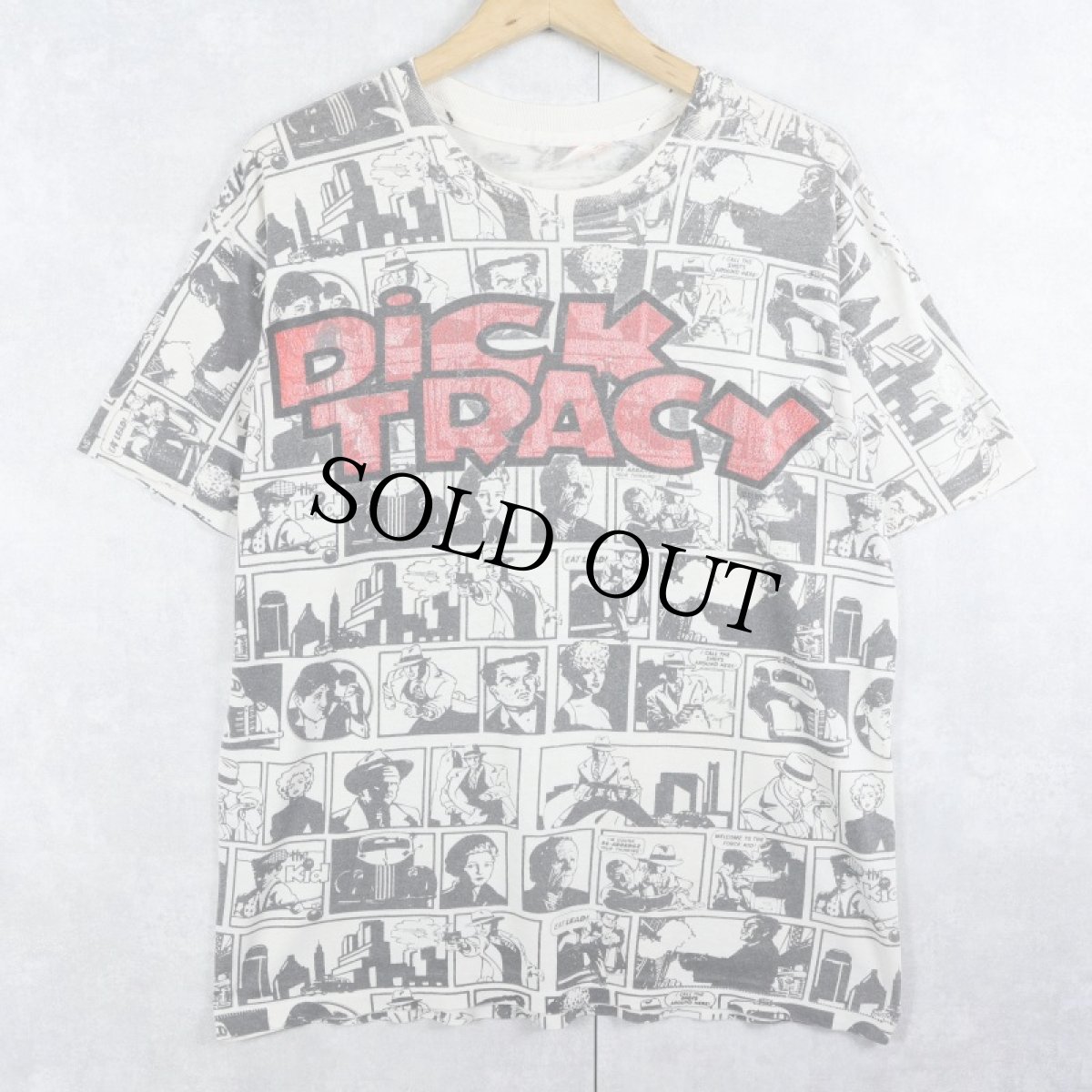 画像1: 90's Disney DICK TRACY USA製 キャラクタープリントTシャツ (1)