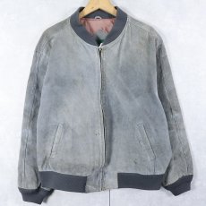 画像1: HILL & ARCHER スエードレザージャケット SIZE50 (1)