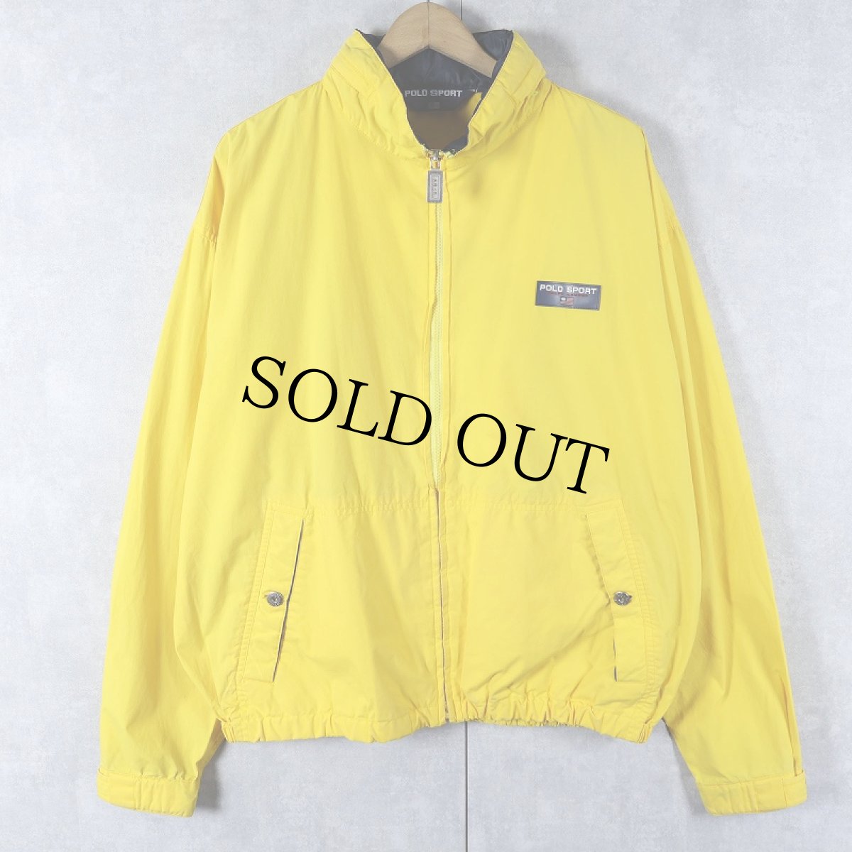 画像2: 90's POLO SPORT Ralph Lauren コットンセーリングジャケット L (2)