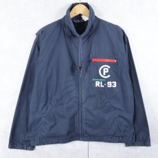 画像1: 90's Ralph Lauren "CP-93" コットンジップジャケット NAVY L (1)