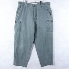 画像1: 90's〜 STUSSY USA製 コットンワークカーゴパンツ W39 (1)