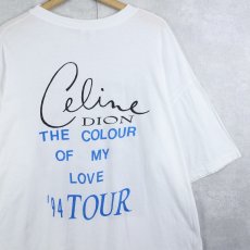 画像2: 90's Celine Dion "The Colour of My Love '94" ミュージシャンツアーTシャツ ONESIZE (2)
