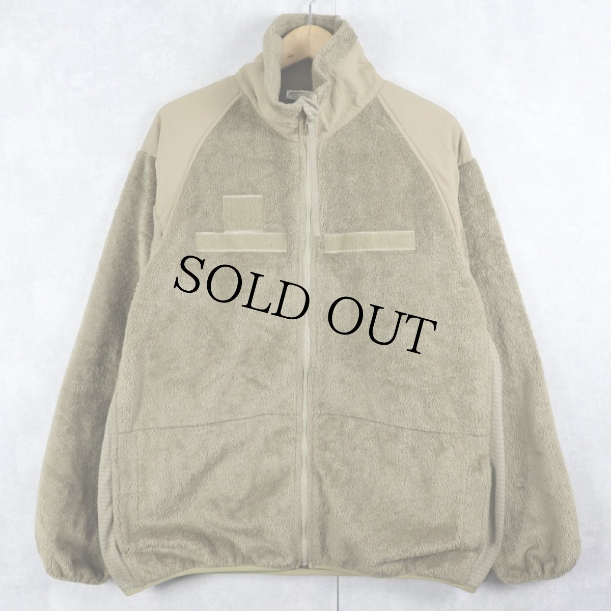 画像1: U.S.MILITARY ECWCS GEN3 Cold Weather コヨーテフリースジャケット LARGE-REGULAR (1)