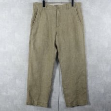 画像1: BANANA REPUBLIC "RELAXED FIT" リネンパンツ W35 (1)