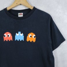 画像1: 2000's PAC-MAN ゲームプリントTシャツ BLACK M (1)