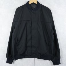 画像1: 90's〜 ORIGINAL WINDBREAKER ポリエステル×コットンダービージャケット BLACK L (1)