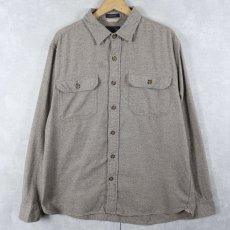 画像1: PENDLETON "PENDLETON" マチ付き ライトネルシャツ L (1)