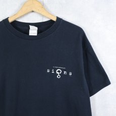 画像1: 2000's SIGNS "It's happening." SF映画 プリントTシャツ BLACK L (1)