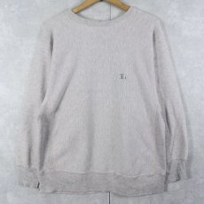 画像1: 80's Champion REVERSE WEAVE トリコタグ USA製 目付き スウェット XL (1)