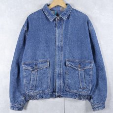 画像1: 90's Levi's 75069-0214 "A-2 TYPE" デニムブルゾン L (1)
