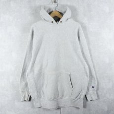 画像1: 90's Champion REVERSE WEAVE USA製 目無し スウェットフーディー XXL (1)