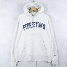 画像1: Champion REVERSE WEAVE "GEORGETOWN" プリントスウェットフーディー L (1)