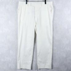 画像1: POLO Ralph Lauren リネン×コットン スラックス W37 (1)