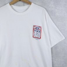 画像1: 90's〜 "Buttwiser" ビールメーカー パロディプリントTシャツ (1)