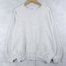 画像1: 90's〜 RUSSELL AHTLETIC USA製 前V 無地スウェット XXL (1)