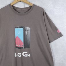 画像1: LG "G4" スマートフォンプリントTシャツ (1)
