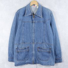 画像1: 70's Levi's USA製 オレンジタブ デニムジップジャケット (1)