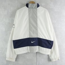 画像2: 90〜2000's NIKE 切り替えデザイン ポリエステルジャケット XL (2)