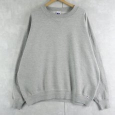 画像1: 90's〜 RUSSELL ATHLETIC USA製 前V 無地スウェット XXL (1)