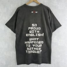 画像2: "get real" メッセージプリントTシャツ (2)