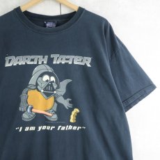 画像1: 2000's STAR WARS "DARTH TATER" 映画プリントTシャツ BLACK XL (1)