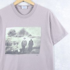 画像1: 90〜2000's Howard Carter "Giza Plateau, Egypt" 考古学者プリントTシャツ M (1)