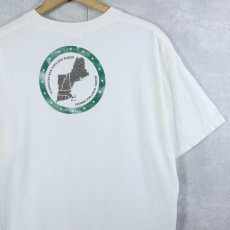 画像2: STARBUCKS COFFEE コーヒーショップロゴプリントTシャツ L (2)