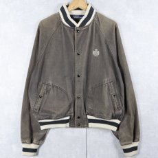 画像1: 90's POLO Ralph Lauren コットンギャバジンスタジャン M (1)