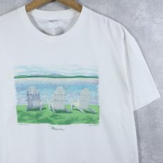 画像1: 90's LIBERTY GRAPHICS "Anne Kilham" アートプリントTシャツ XL (1)