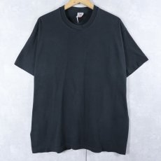 画像1: 90's FRUIT OF THE LOOM USA製 無地Tシャツ BLACK XL (1)