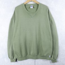 画像1: 90's RUSSELL ATHLETIC USA製 前V 無地スウェット XXL (1)
